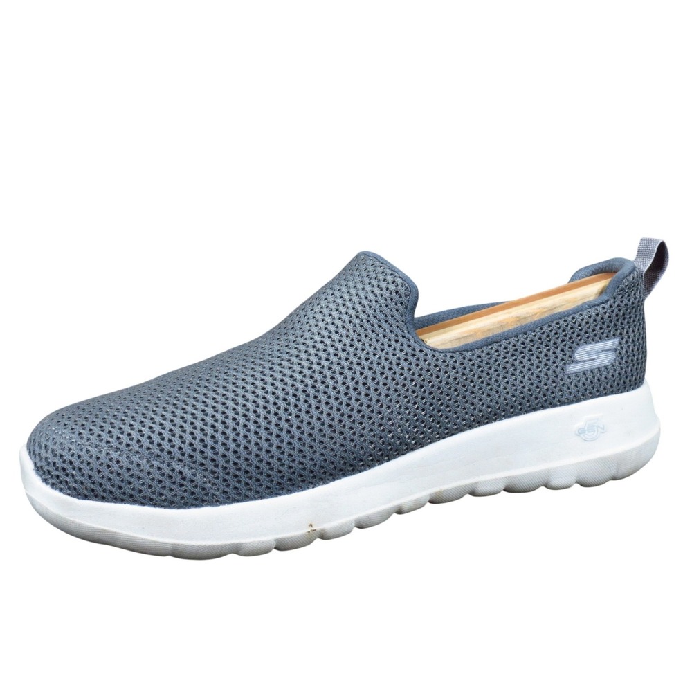 Skechers Go Walk Max Mens Slip-On Walking Shoes Size 8 Gray Mesh Comfort Casual